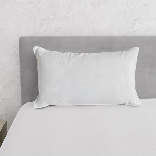 Cuscino cervicale Plume100,Made in Italy, Guanciale letto, Cuscino cervicale per Dormire, 50x80cm, ergonomico