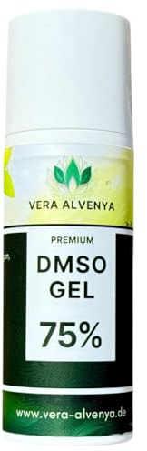 DMSO GEL 75% Original hochdosiert DMSO 99,9 Prozent Reinheit mit Dimethysulfoxid 99,9% 50ml Airless HDPE-Tube, Natur