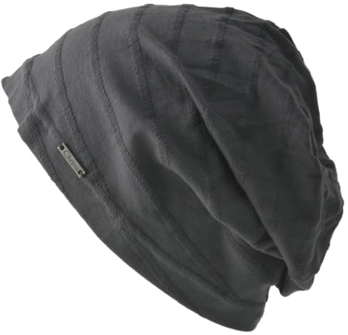 CHARM Leichte Sommer Mütze für Damen - Herren Slouchy Mütze Stretchy Slouch Strickmütze aus 100% Baumwolle Chemo Hut