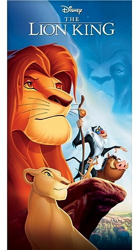 Carbotex Lion King König der Löwen Duschtuch Strandtuch Badetuch 70 x 140 cm
