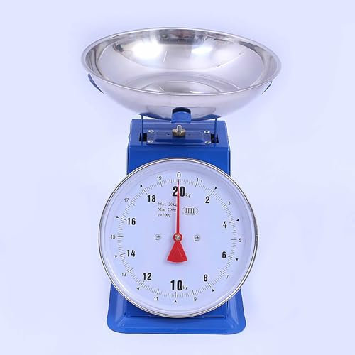 Bilancia domestica multifunzionale con quadrante di precisione, alloggiamento meccanico in acciaio inossidabile di alta qualità, bilancia da cucina meccanica a molla, domestica/commerciale,30kg