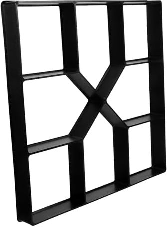 BESPORTBLE Per Cemento E Pietra 40x40cm Riutilizzabili Per Pavimentazione Da Giardino Linee Morbide