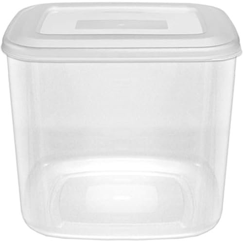 Square Upright Food Storage Container - Airtight & BPA-Free, Perfect for Kitchen Organization & Meal Prep - Stackable, Leak-Proof Design for Freshness (3 L)