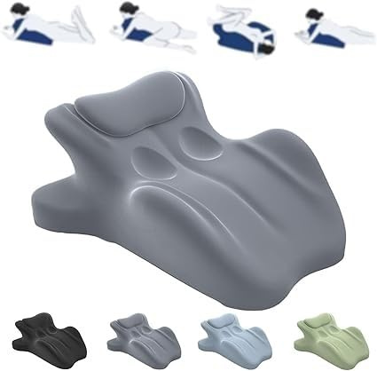 Almohada for parejas, cojín de cadera for parejas, almohada de cuña de espuma cómoda de múltiples posiciones, brinda soporte lumbar y for el cuello(Gray)