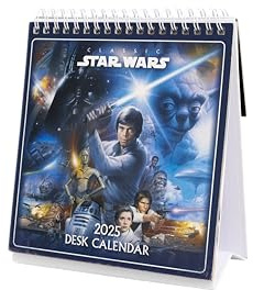 Pyramid – Star Wars Classics 2025 Tischkalender, 29,7x42cm, Monatsplaner für Fans des Filmklassikers, Monatsübersicht, nachhaltig nur mit Papierumschlag