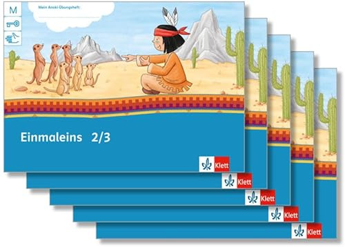 Einmaleins 2/3: Übungsheft Paket Fordern und Forschen (VE 5) Klasse 2/3 (Mein Anoki-Übungsheft)