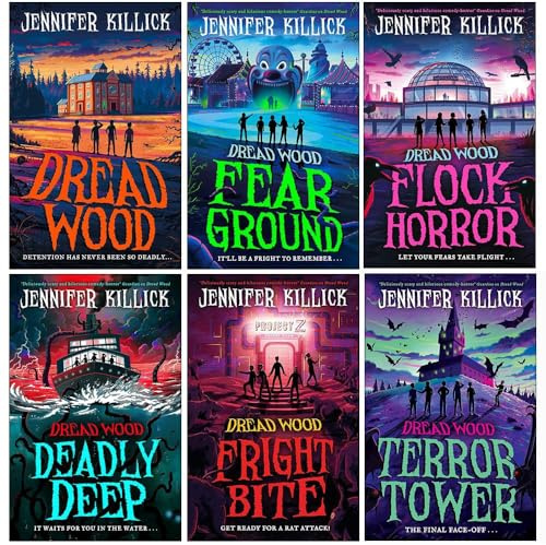 Dread Wood Series 6 Books Collection Set (Dread Wood, Fear Ground, Flock Horror, Deadly Deep, Fright Bite & Creepy Creations: WBD 2024)