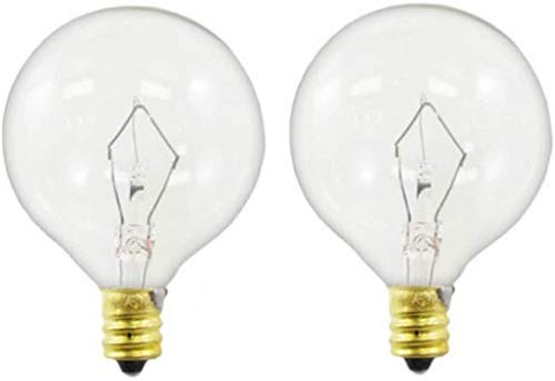 EFP Replacement Bulb for Large Scentsy Plug in Nightlight Wax Warmers and Diffusers | 25 Watt, 120 Volt Dimmable Bulb with an E12 Candelabra Screw-in Base - Includes 2 Bulbs