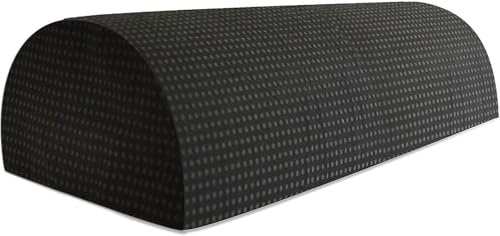 Half Moon Pillow for Leg Elevation | Ankle Knee Neck and Lumbar Support Bolster | Non-slip Removable Washable Cover by Comfort Home