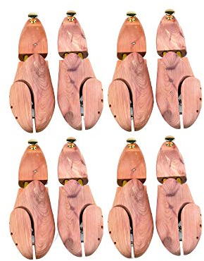 Cathcart Elliot 4 Pairs Size UK 10 / EU44 Red Cedar Wood Shoe Trees for Men