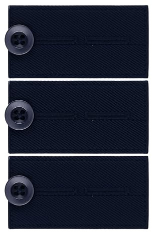 Bekväm byxförlängning, 3-pack, mångsidiga. Färger, för dragbyxor och tygbyxor, förlängd byxbenen upp till 5 cm, av bomull, förlängd byxa, förlängd till byxkjolar, utvidgning av byxorna