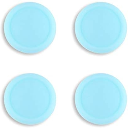 PlayVital Tapas para Joystick para Nintendo Switch, Switch OLED y Lite | Silicona Antideslizante, Agarre Cómodo, Protección contra Desgaste, Instalación Fácil, 4 Piezas, Cielo Azul