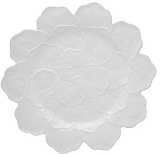 Bordallo Pinheiro Geranium Charger Plate White, Set of 2