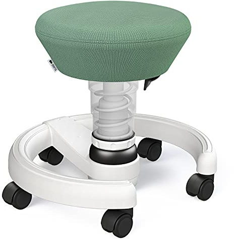aeris Swoppster Kinderhocker – ergonomischer Kinder-Schreibtischstuhl – Kinder-Drehstuhl für gesundes Sitzen – Kinderstuhl stufenlos höhenverstellbar, 32-47,5 cm Sitzhöhe