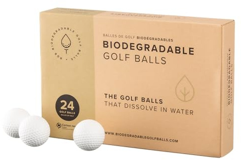 Biodegradable Golf Balls BGB Water Dissolvable | Eco Friendly Golf Gift | Water Soluble | Perfect for Outdoor Practice | Dissolves in 2-4 Weeks (24)