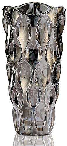 Glas Blumenvase, Moderne minimalistische Vase Nordic Glass Floral Handmade Flower Arrangement Dekoration Hydroponic Ornament für Home Esstisch, Geschenk für Hochzeit, Housewarming Party