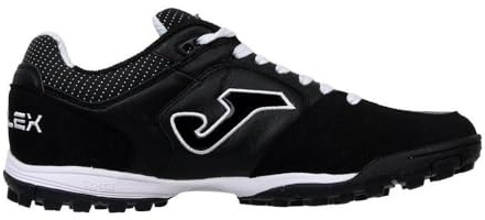 Joma Top Flex 23 Turf fotbollsskor – grässkor, fotbollsskor – inomhus, fotbollsskor, fotboll, inomhusskor – grässkor män, grässkor – fotboll turf skor män, svart/vit, 42 EU