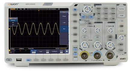 Owon XDS3202E Osiloscopio Digital Oscilloscope 1GS/s 200MHz 2CH+1(external) 40M Record Length 8 bits Multimeter Oscilloscope