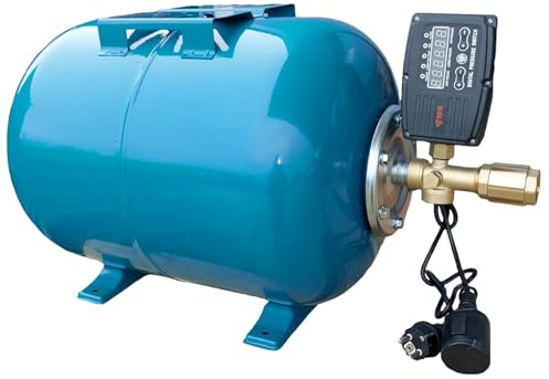 PAG Turbo GmbH® - 50L Druckkessel f. Hauswasserwerk + elektronischer Druckschalter mit Trockenlaufschutz