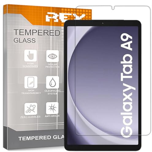 REY Pellicola salvaschermo per Samsung Galaxy Tab A9 8,7, Pellicole salvaschermo Vetro temperato, di qualità Premium Tablet