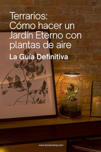 Terrarios: Cómo hacer un Jardín Eterno con plantas de aire (Guía definitiva): Montaje, cuidado y mantenimiento de terrarios con plantas de aire