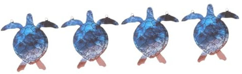 Cabilock 4 Stück Holz Wanddekoration Dekorationen Für Zuhause Schildkröte Badezimmer 3D Wandkunst Mariposas Decorativas Abtropfgestell Für Lebensmittel