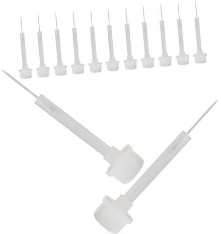 Didiseaon 20pcs Nail Polish Brush Gel Nail Bottle Replacement Brushes for Manicure Kit for Supplies