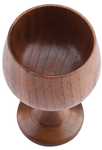 Taza de madera, taza de cáliz, elegante café, vino, taza de uva, taza de madera multifuncional, #054