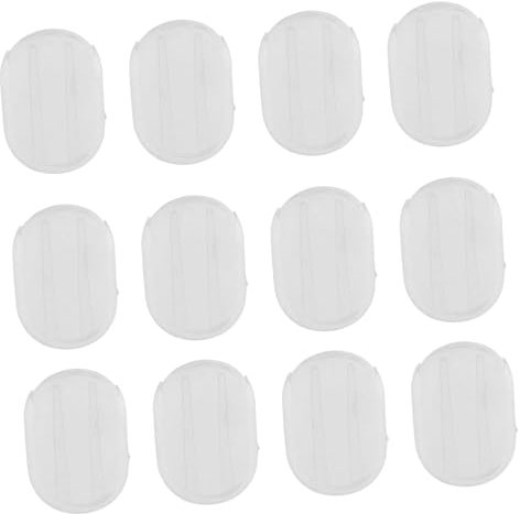 STOBOK 50stücke Kleine Ohrclip-Polster Flexibles Ohrclip-Kissen TPE Ohrclip-Polster Transparente Ohrclip-Polster Ohrclip-verschlüsse Ersatz Für Ohrring-Polster Ohrclip-rückseite-Polster