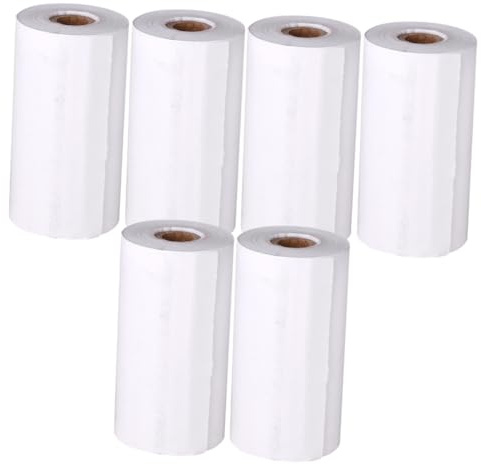 jojofuny 6 Rollos De Papel Térmico Para Cámara Instantánea Papel De Transferencia Para Niños Y Niñas Diseño Suave Resistente Y Elegante Para Marcas De Cámaras
