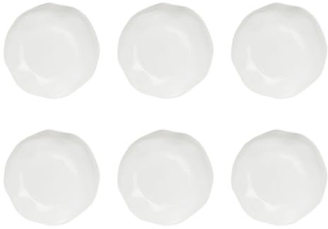 LA PORCELLANA BIANCA Lunia Set 6 Piatti Fondi Coupe 21cm Bianco Porcellana