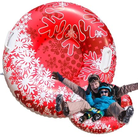 Tubo de Nieve Invernal 80 cm, 2 asas, resistente, plegable