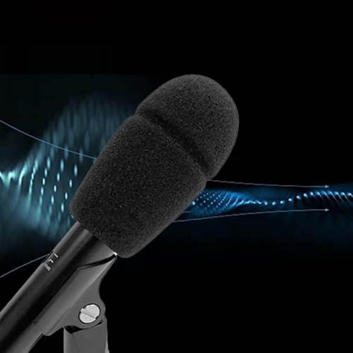 Kleinmembran-Kondensatormikrofon für professionelle Studio-Live-Bühnen-Gesangsleistung, Geräuschunterdrückung mit ABS-Gehäuse, Schwarz