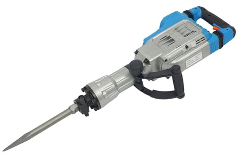 LENDISIY Martello demolitore elettrico da 1700 W 1900 BPM, frantoio per calcestruzzo ad alte prestazioni 60 J, martello elettrico con scalpello a punta, scalpello piatto, per pareti in calcestruzzo