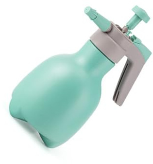 mophrati Pulverizador de Agua a presión Manual, pulverizadores de desinfección jardín, Botella pulverización, regadera Coche, Boquilla Ajustable para Interiores, 1.5L/Verde