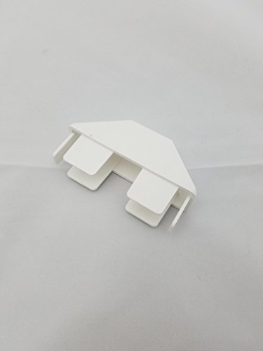 7/8x3 Vinyl Fence Dog Ear Picket Cap (Box of 20) (White)