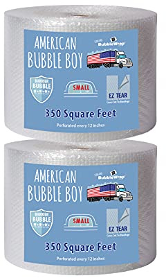 Official Sealed Air Bubble Wrap - American Bubble Boy (700' Small Bubble Wrap)