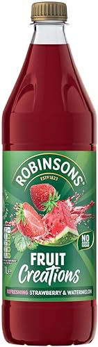 Robinsons Fruit Creations Strawberry & Watermelon, 1l Bottle (Pack of 1)