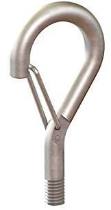 Schraubhaken M6, mit Sicherung, 5er-Packung