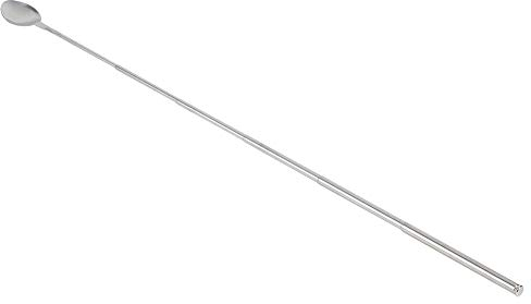 Edelstahl Teleskop Löffel, 62 cm langer Teleskop-Löffel zum Befüllen von Gewürzen aus Edelstahl, für Grill Küchengeschirr