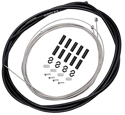 Bestgle Universal Mountain Bike Shift Cable Kit, Bicycle Gear Derailleur Cable & Housing Set, Stainless Steel Replacement Wire Tubing Cover for MTB & Road Bikes