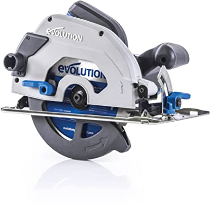 Evolution Scie Circulaire S185CCSl de 185 mm avec lame de Coupe pour acier Doux TCT