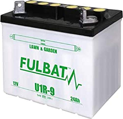 Fulbat, Batteria per Trattorino ad Acido, 12V 24Ah, Polo Positivo Destra