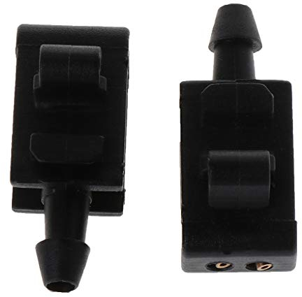 Buwei 2 pièces Jet de buse de pulvérisation de Lave-Glace Avant de Voiture pour Renault Megane 2 Scenic 2 8200082347