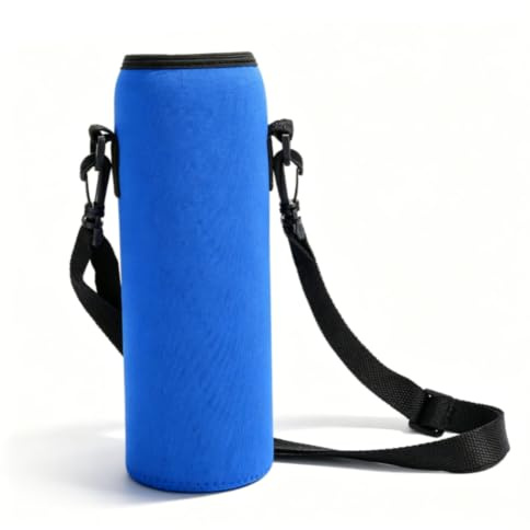 Cyrank Borsa per Bottiglia d'Acqua, Borsa per Bottiglia d'Acqua con Tracolla Custodia per Bottiglia d'Acqua con Tracolla Imbottita Regolabile