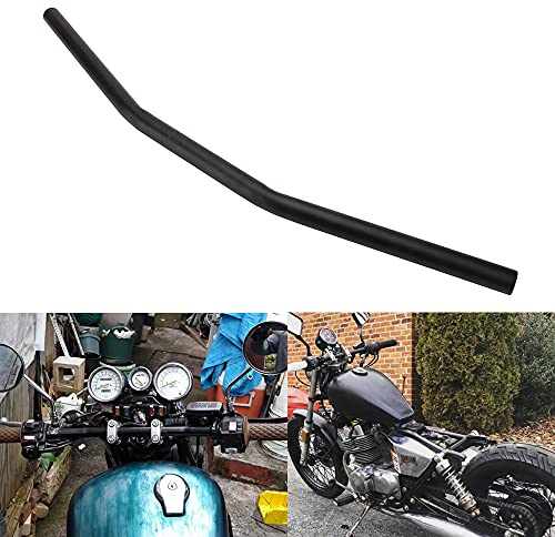 Universale 25mm 7/8 Manubrio Del Motociclo Drag Bar Per Sportster Cruiser XL 883 1200 Custom Chopper Softail Dyna Street Bob Nero