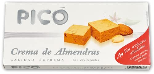 Turrón Blando sin Azúcares Añadidos - Marca Pico - Crema de Almendras 200g