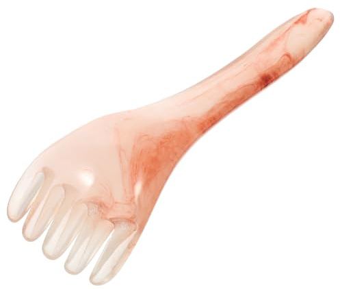 TOVINANNA Kopfhautmassagekamm Massagerbürste Aus Bienenwachs Fünf Zinken Kopfmassagegerät Für Nacken Rücken Und Arme Schmerzreduzierend Und Entspannend Wellness Tool Für Frauen Und Männer