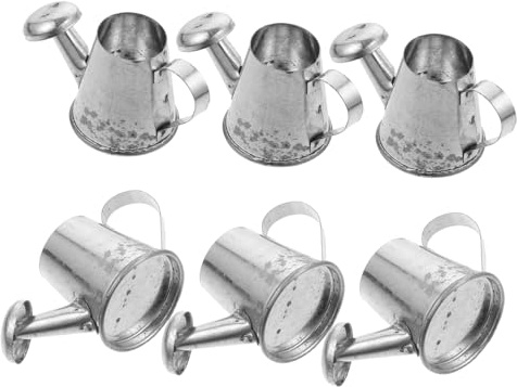 SUPVOX Mini Annaffiatoio in Miniatura 6 Pezzi per Casa delle Bambole, Piccolo Bollitore per Annaffiare Fiori, Decorazione Giardino e Scena di Gioco per Ragazzo Ragazza