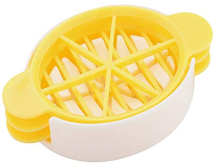 Rebanador de Huevos, Picador de Huevos Pasados ​​por Agua, Cortador de Rebanadas, Herramienta de Cocina para Restaurante en Casa, Amarillo y